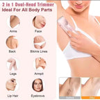 2-in-1 Dual Head Electric Shaver for Women