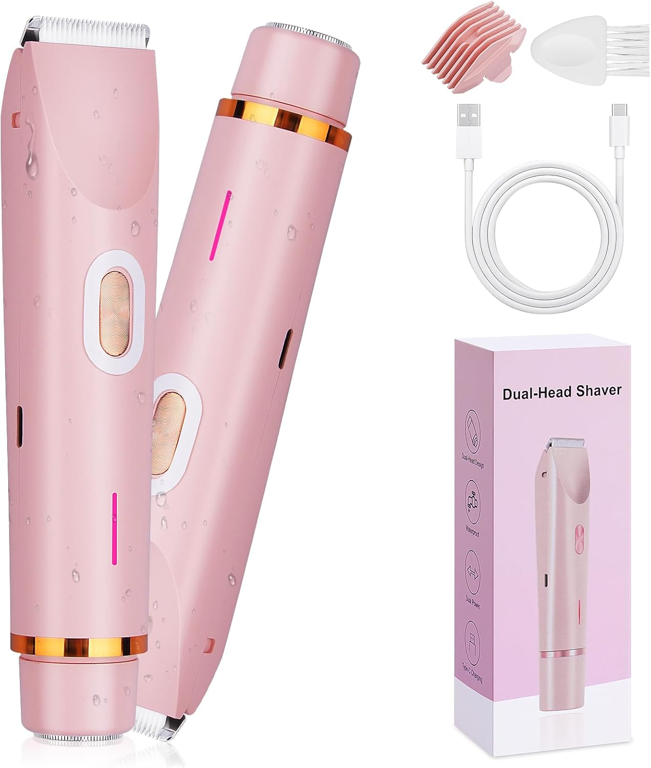 2-in-1 Dual Head Electric Shaver for Women