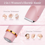 2-in-1 Dual Head Electric Shaver for Women