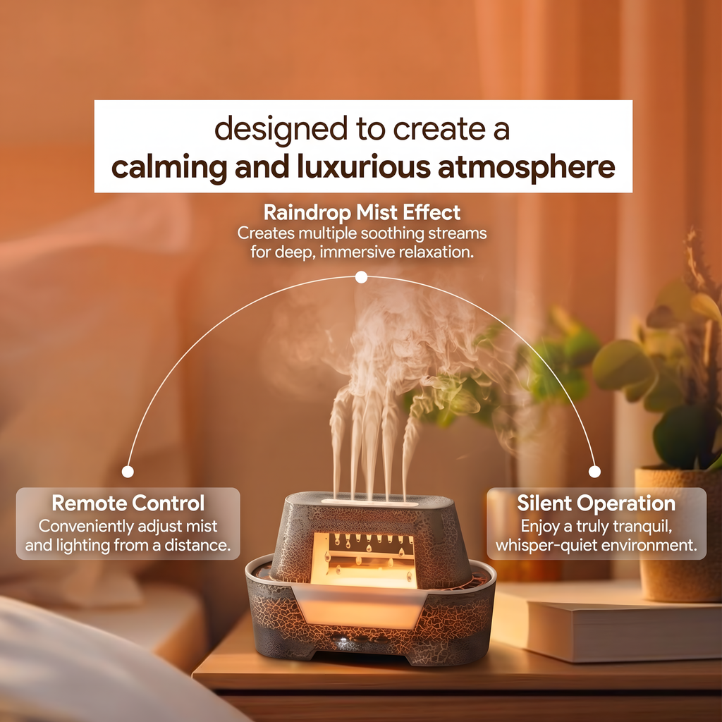 Raindrop Aroma Humidifier