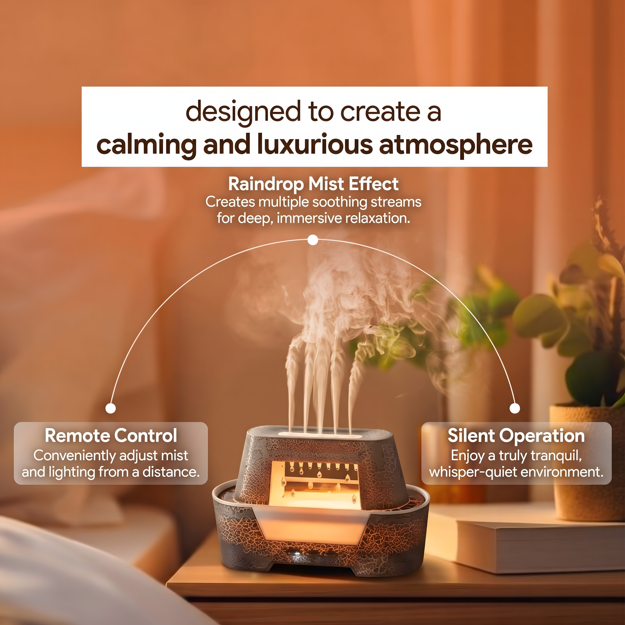 Raindrop Aroma Humidifier