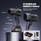 Jet Blower with Charger (2 Battery)