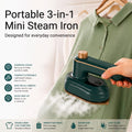 Portable 3-in-1 Mini Steam Iron